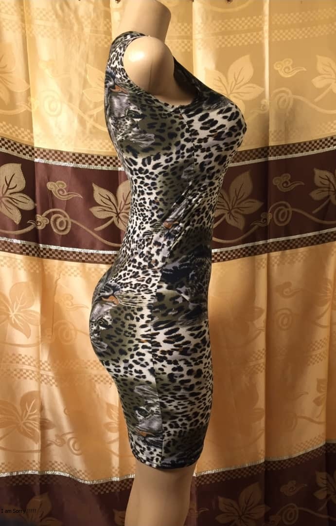 Women'S Sexy Leopard Print Bodycon Dress - Image 3