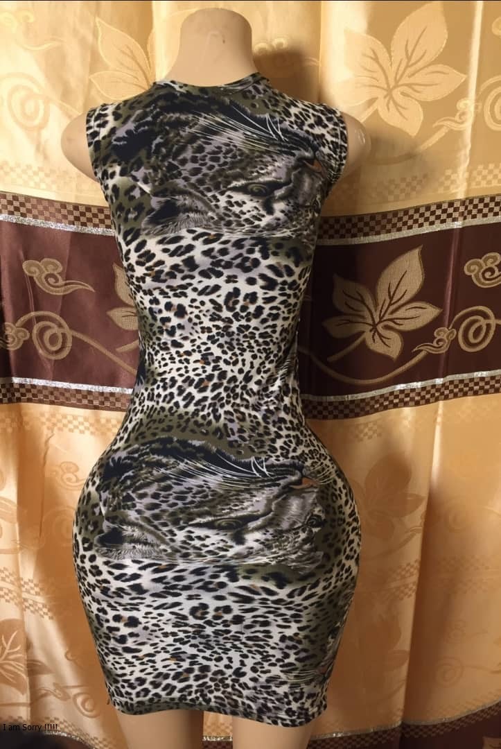 Women'S Sexy Leopard Print Bodycon Dress - Image 2