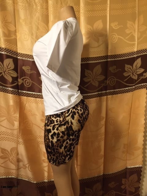 Girls' Summer Fashion Leopard Print Bow Design T-Shirt - Image 3