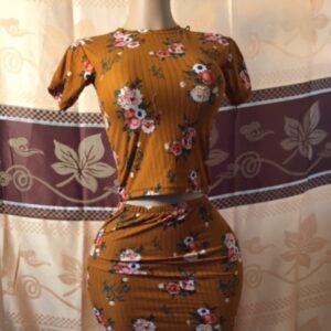 Two piece New Arrival Emerald Rose Women's Summer Vacation